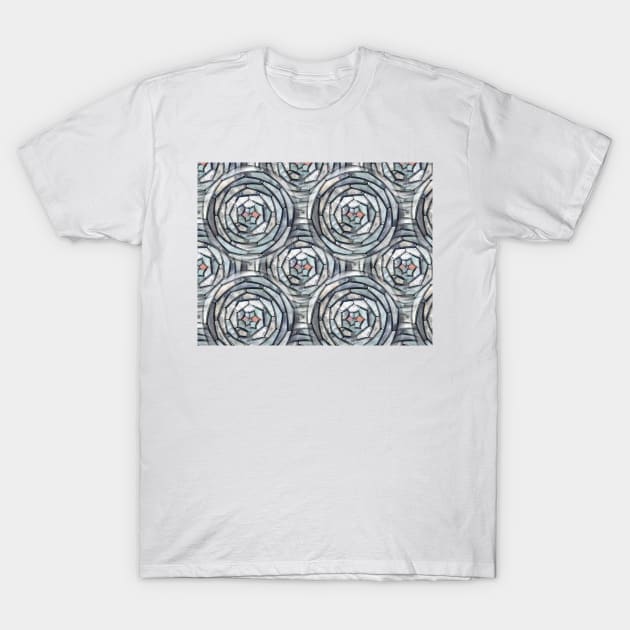 Modern abstract pattern, stylization of the flower asymmetric T-Shirt by Hujer